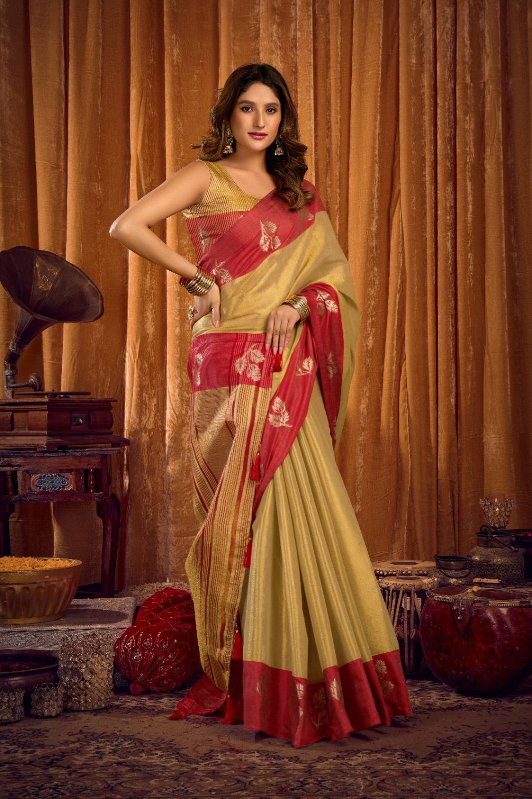 Sumathi By Gobuni 2301 to 2306 series Indian Traditional Wear Collection Beautiful Stylish Fancy Colorful Party Wear & Occasional Wear Soft Tissue  Sarees At Wholesale Price